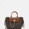 MICHAEL Michael Kors HAMILTON LEGACY BELTED SATCHEL - Handbag - Brown/acorn -MICHAEL Michael Kors shop ac2d9a829945498b957ae99b7647735c