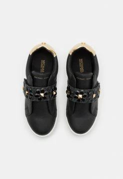 MICHAEL Michael Kors JEM FLORA - Trainers - Black/gold -MICHAEL Michael Kors shop ac897ce3969d45cfaac3b86904e97852