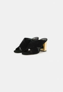 MICHAEL Michael Kors PORTER MULE - Heeled Mules - Black -MICHAEL Michael Kors shop ae7544e118204179a86a4545933a47a2