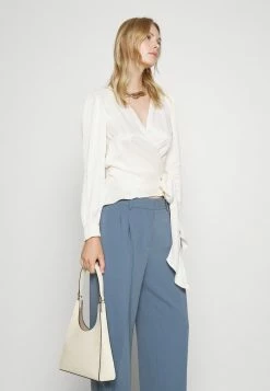 MICHAEL Michael Kors WRAP - Blouse - Bone -MICHAEL Michael Kors shop aeed8f0ad2664476b88713384e93c9e2