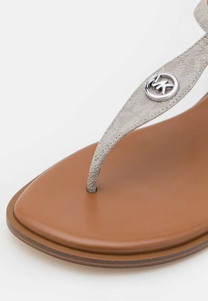 MICHAEL Michael Kors MALLORY THONG - T-bar Sandals - Pearl Grey 9 MICHAEL Michael Kors MALLORY THONG - T-bar Sandals - Pearl Grey - Image 7