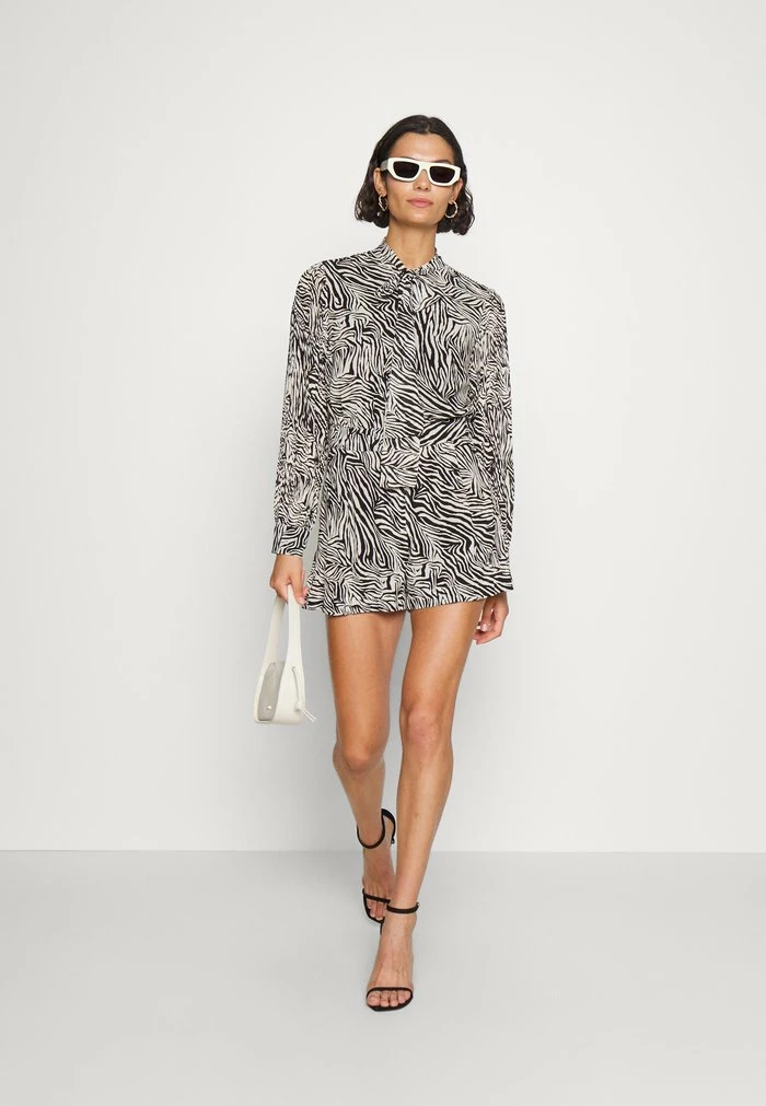 MICHAEL Michael Kors TEX BOW TIE ROMPER - Jumpsuit - Bone 4 MICHAEL Michael Kors TEX BOW TIE ROMPER - Jumpsuit - Bone - Image 2