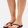 MICHAEL Michael Kors ANNIE THONG - T-bar Sandals - Black -MICHAEL Michael Kors shop b04a378ef61442c799083f864c81951c