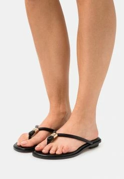 MICHAEL Michael Kors ANNIE THONG - T-bar Sandals - Black