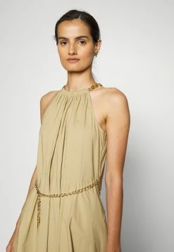 MICHAEL Michael Kors CHAIN BELT HALTER - Cocktail Dress / Party Dress - Khaki -MICHAEL Michael Kors shop b3404b09684545398ead0d89576998db