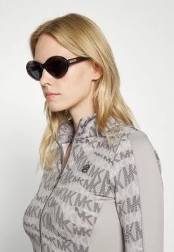 MICHAEL Michael Kors HALF ZIP MINI - Jumper Dress - Nickel -MICHAEL Michael Kors shop b40de2b7ef354b97a4a13c6fd86aa17a