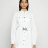 MICHAEL Michael Kors UTILITY DRESS - Day Dress - White -MICHAEL Michael Kors shop b41463fe509b4cca9fdf0b6d70b6c387