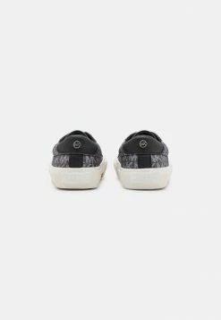 MICHAEL Michael Kors IZETTA GLITTER - Trainers - Black/silver -MICHAEL Michael Kors shop b41cece0450c4b989cc341e06aedae01