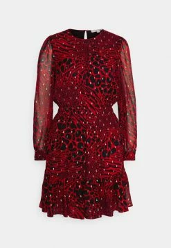 MICHAEL Michael Kors MINI DRESS - Cocktail Dress / Party Dress - Crimson -MICHAEL Michael Kors shop b5495958986343069c35b4a773915ccc
