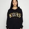 MICHAEL Michael Kors TERRY KORS ZIP HOODIE - Hoodie - Black