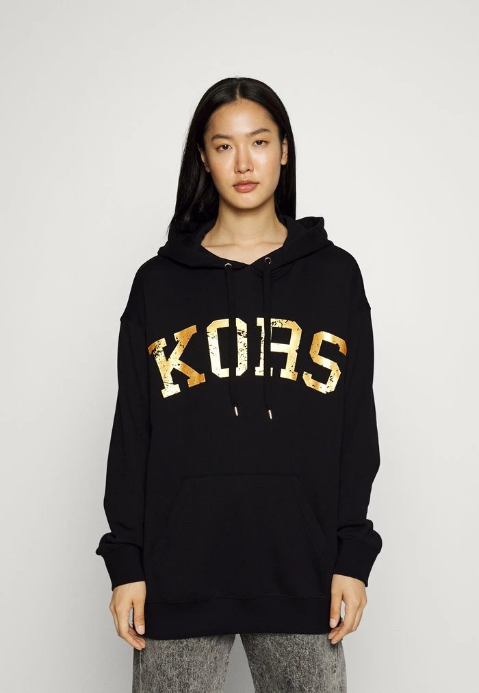 MICHAEL Michael Kors TERRY KORS ZIP HOODIE - Hoodie - Black 3 MICHAEL Michael Kors TERRY KORS ZIP HOODIE - Hoodie - Black