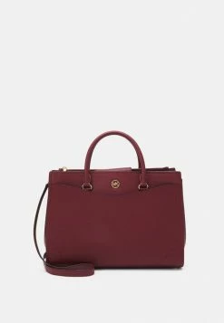 MICHAEL Michael Kors EVERLY SATCHEL - Handbag - Bordeaux