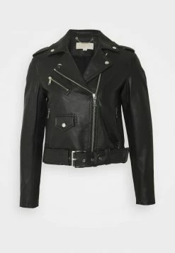 MICHAEL Michael Kors CLASSIC MOTO - Leather Jacket - Black 15 MICHAEL Michael Kors CLASSIC MOTO - Leather Jacket - Black -MICHAEL Michael Kors shop b79b1e5b62fe4ac29366665ab760a480