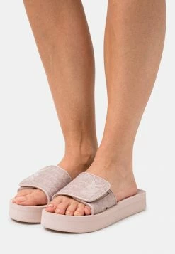 MICHAEL Michael Kors PLATFORM SLIDE - Mules - Soft Pink/fawn