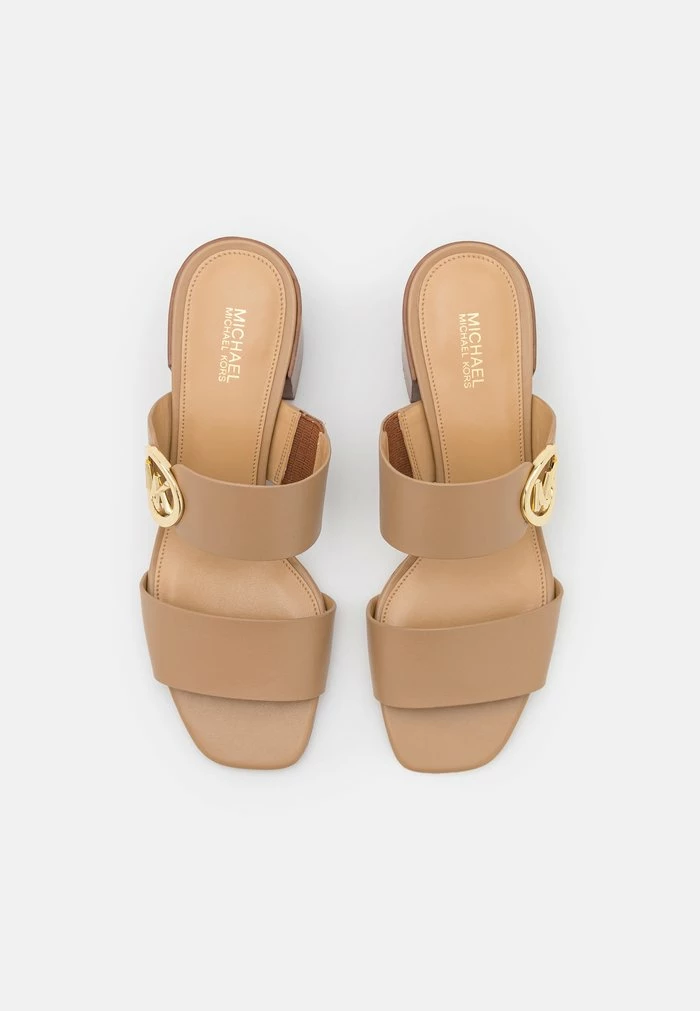MICHAEL Michael Kors SUMMER MID - Heeled Mules - Camel 7 MICHAEL Michael Kors SUMMER MID - Heeled Mules - Camel - Image 5