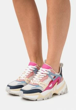 MICHAEL Michael Kors NICK TRAINER - Trainers - Light Cream/multi-coloured