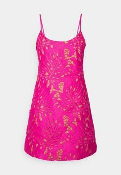 MICHAEL Michael Kors PALM LACE DRESS - Cocktail Dress / Party Dress - Cerise -MICHAEL Michael Kors shop ba51c215263f4e9dae9afbaf16038906