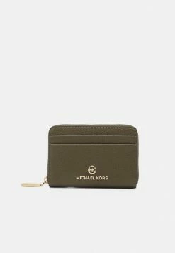 MICHAEL Michael Kors JET SET CHARM COIN CARD CASE - Wallet - Olive