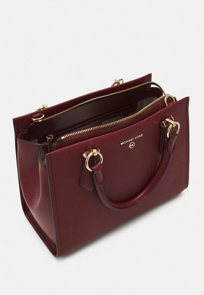 MICHAEL Michael Kors MARILYN SATCHEL - Handbag - Bordeaux 5 MICHAEL Michael Kors MARILYN SATCHEL - Handbag - Bordeaux - Image 3