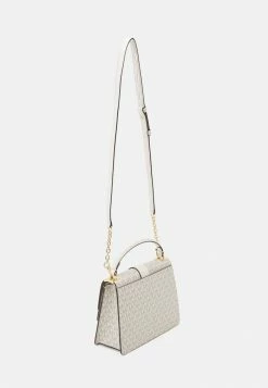 MICHAEL Michael Kors GREENWICH SATCHEL - Handbag - Van/cream -MICHAEL Michael Kors shop bb4a18a776d34231ae4b7efd56b876d4