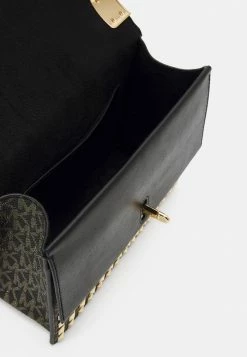 MICHAEL Michael Kors GREENWICH - Across Body Bag - Black/gold -MICHAEL Michael Kors shop bc2d10c54ddc4afe94f73449cbb1c9c6