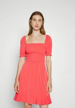 MICHAEL Michael Kors SMOCKED DRESS - Day Dress - Sangria