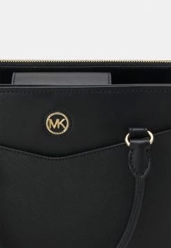 MICHAEL Michael Kors EVERLY SATCHEL - Handbag - Black -MICHAEL Michael Kors shop bdbdd283f4b741adba5060c6a57dd54e