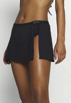 MICHAEL Michael Kors LOGO SOLIDS SKIRT BOTTOM - Bikini Bottoms - Black