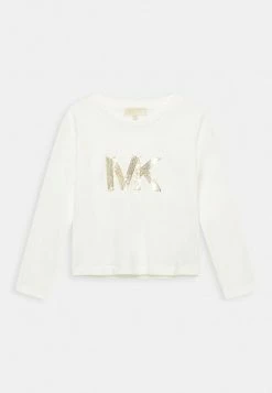 MICHAEL Michael Kors LONG SLEEVE TEE - Long Sleeved Top - Offwhite