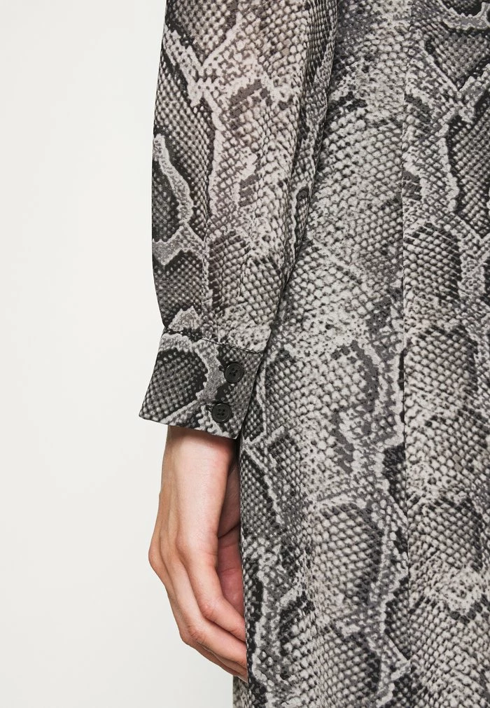 MICHAEL Michael Kors SUPER SNAKE KATE - Shirt Dress - Malachitegry 8 MICHAEL Michael Kors SUPER SNAKE KATE - Shirt Dress - Malachitegry - Image 6