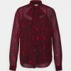 MICHAEL Michael Kors SOFT PYTHON BOW BLOUSE - Button-down Blouse - Crimson 1 MICHAEL Michael Kors SOFT PYTHON BOW BLOUSE - Button-down Blouse - Crimson -MICHAEL Michael Kors shop c10355827b154234887d8be2810d1a16