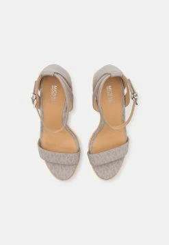 MICHAEL Michael Kors KIMBERLY WEDGE - High Heeled Sandals - Pearl Grey -MICHAEL Michael Kors shop c2060985df51480bad6080133acf0ab0