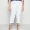 MICHAEL Michael Kors SOLID ROLLD CUF - Trousers - White -MICHAEL Michael Kors shop c4578a4f83c7488f9db768aeca4267c1