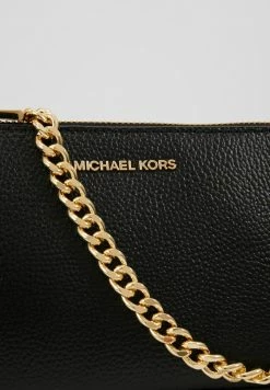 MICHAEL Michael Kors JET SET MEDIUM CHAIN POUCHETTE - Handbag - Black -MICHAEL Michael Kors shop c557e8655f924429a8b4880bf49bac14
