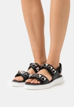 MICHAEL Michael Kors STARK - Platform Sandals - Black