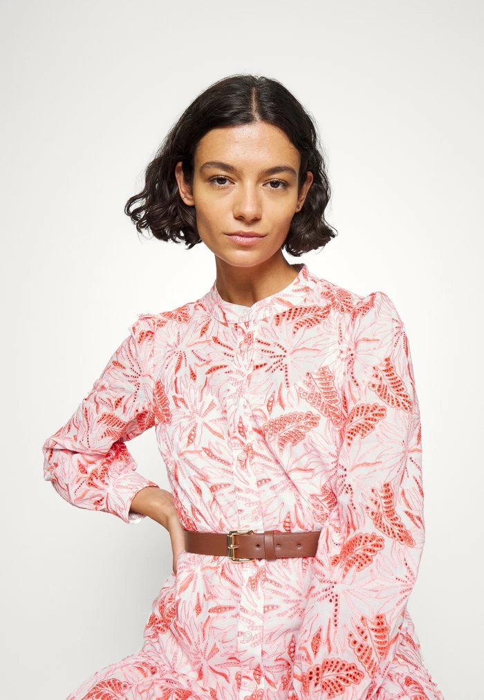 MICHAEL Michael Kors MINI DRESS - Shirt Dress - Coral 6 MICHAEL Michael Kors MINI DRESS - Shirt Dress - Coral - Image 4