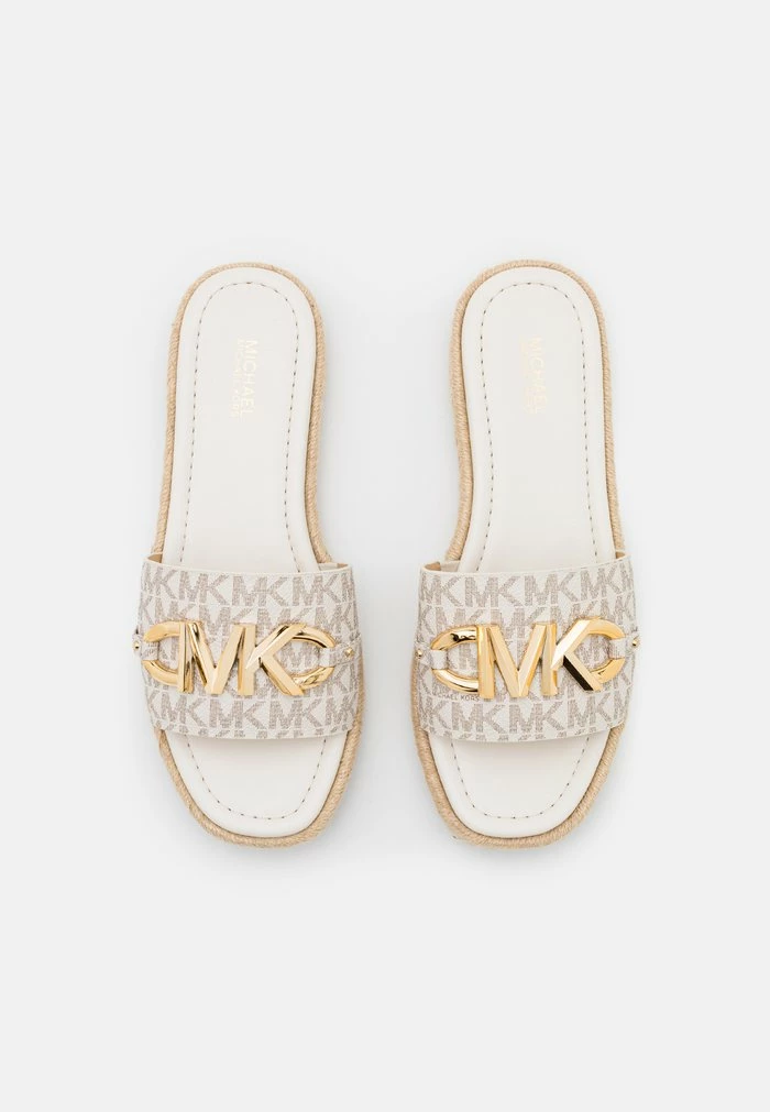 MICHAEL Michael Kors IZZY SLIDE - Mules - Vanilla/multi-coloured 7 MICHAEL Michael Kors IZZY SLIDE - Mules - Vanilla/multi-coloured - Image 5