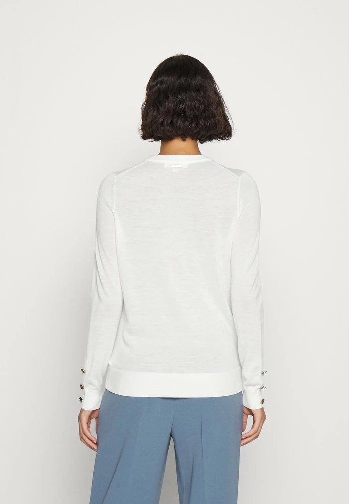 MICHAEL Michael Kors BUTTON - Jumper - Bone 5 MICHAEL Michael Kors BUTTON - Jumper - Bone - Image 3