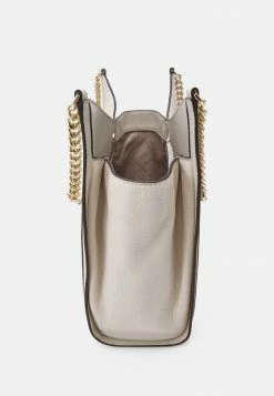 MICHAEL Michael Kors NEWBURY CHAIN TOTE - Handbag - Light Cream -MICHAEL Michael Kors shop c9e4badac98548e1877bea9418d41233