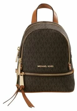 MICHAEL Michael Kors RHEA ZIP XS BACKPACK - Rucksack - Brown -MICHAEL Michael Kors shop ca12cfca4c024785ac529933a5a99aa6