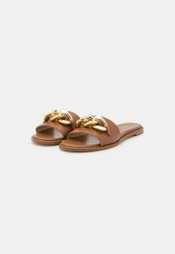 MICHAEL Michael Kors SCARLETT SLIDE - Mules - Luggage -MICHAEL Michael Kors shop cb2d2140c5d143fa84973fe309c25b21