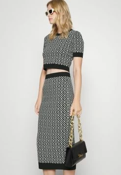 MICHAEL Michael Kors LOGO TIE PENCIL - Pencil Skirt - Black/bone 11 MICHAEL Michael Kors LOGO TIE PENCIL - Pencil Skirt - Black/bone -MICHAEL Michael Kors shop cc38a54baba84419bf569cd3151ec3e1