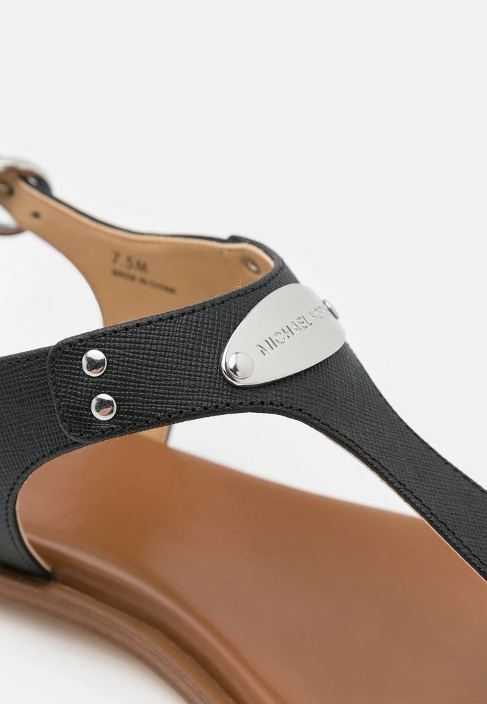 MICHAEL Michael Kors PLATE THONG - T-bar Sandals - Black 8 MICHAEL Michael Kors PLATE THONG - T-bar Sandals - Black - Image 6