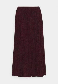 MICHAEL Michael Kors PLEATED SKIRT - A-line Skirt - Dark Ruby -MICHAEL Michael Kors shop ccb30708de154636ac3020e243587078