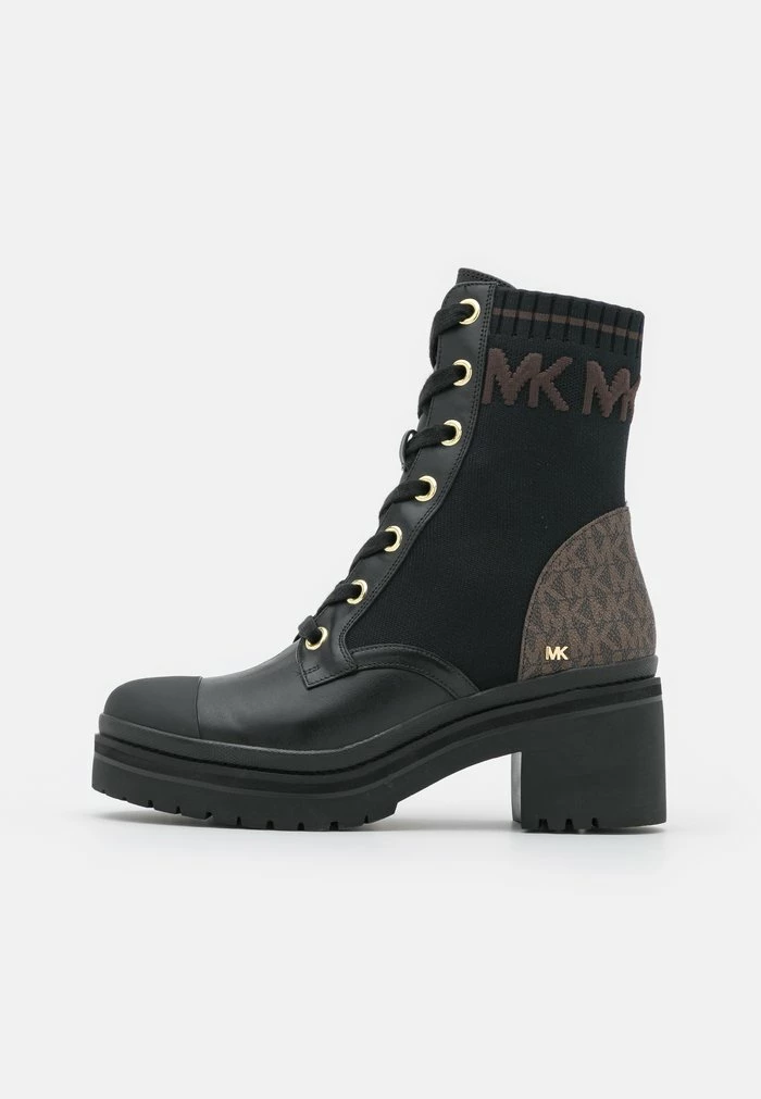 MICHAEL Michael Kors BREA BOOTIE - Lace-up Ankle Boots - Black/brown 4 MICHAEL Michael Kors BREA BOOTIE - Lace-up Ankle Boots - Black/brown - Image 2