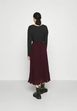 MICHAEL Michael Kors PLEATED SKIRT - A-line Skirt - Dark Ruby -MICHAEL Michael Kors shop ccfecfe422c54c4db59205287026376d