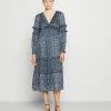 MICHAEL Michael Kors MAXI DRESS WITH MINI RUFFLES - Maxi Dress - Chambray -MICHAEL Michael Kors shop cdbedce98c85492a94e4f43e8bd393cc