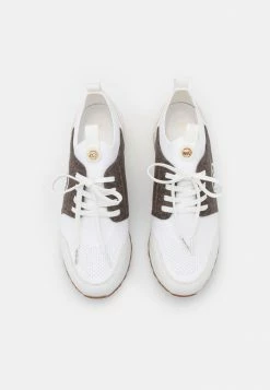 MICHAEL Michael Kors DASH TRAINER - Trainers - Optic White/brown -MICHAEL Michael Kors shop d0a4d80b7a4b4c99bff0b56fba3a097f