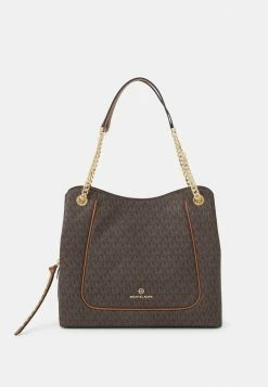 MICHAEL Michael Kors PIPER CHAIN TOTE - Handbag - Brown/acorn