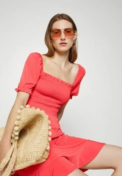 MICHAEL Michael Kors SMOCKED DRESS - Day Dress - Sangria 11 MICHAEL Michael Kors SMOCKED DRESS - Day Dress - Sangria -MICHAEL Michael Kors shop d316f684ee6044d8b6fe1abce7b0a6ef